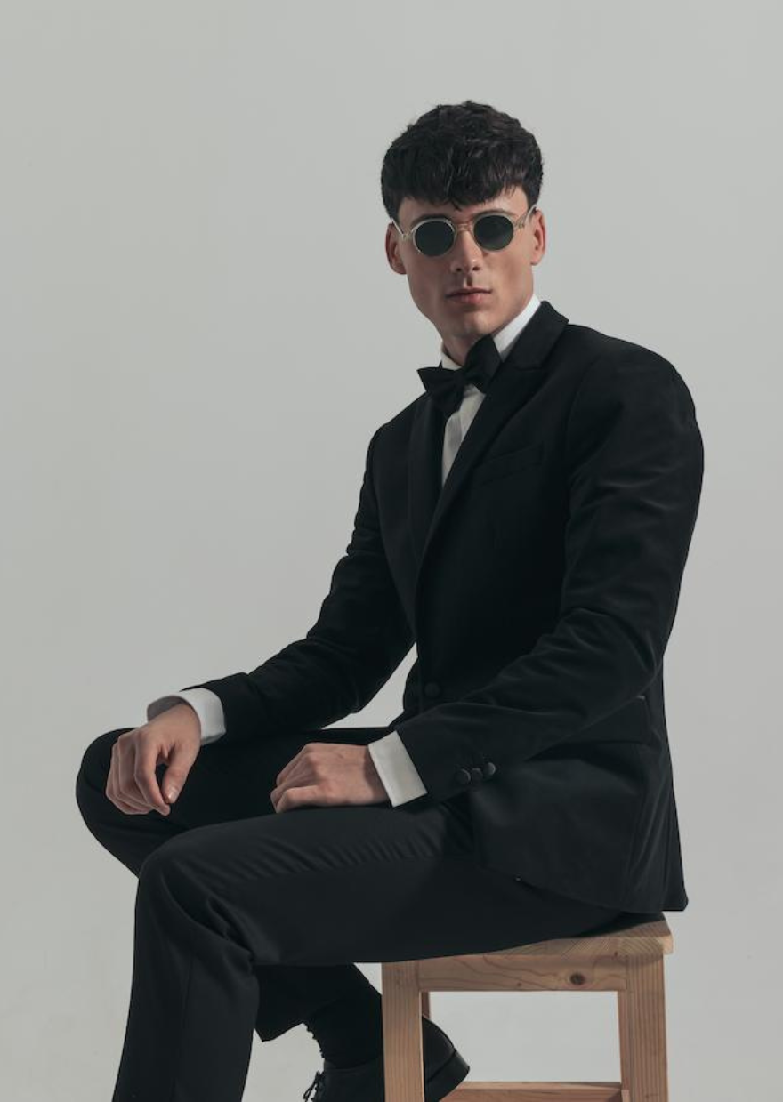 Single Breasted Tuxedo with Pick Lapels
