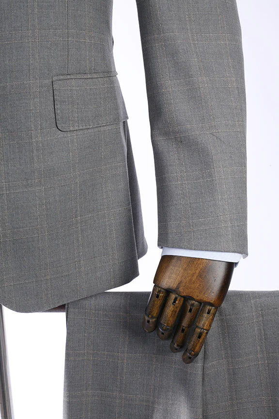 Premium Suit #3 in Gray Plaid
