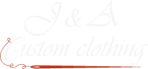 j&a custom clothing logo