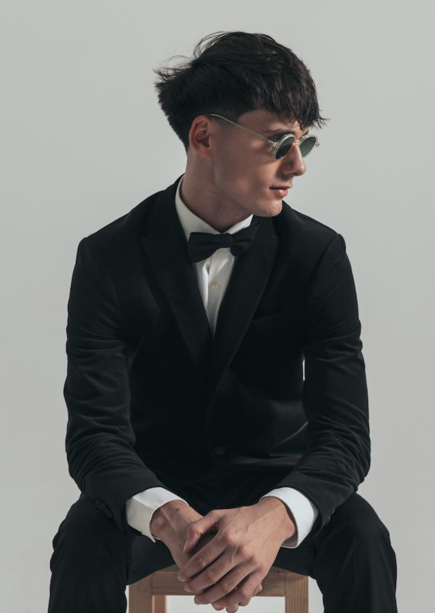 Single Breasted Tuxedo with Pick Lapels