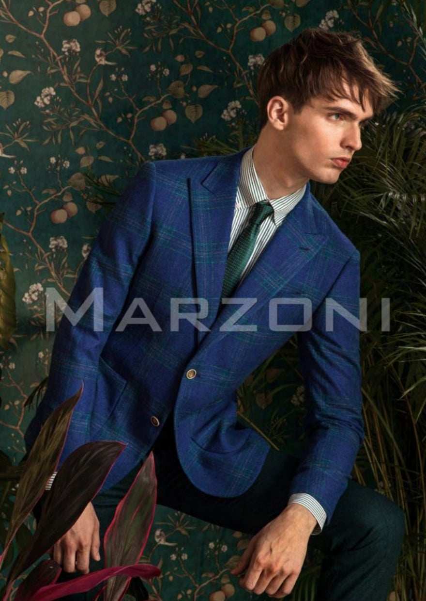 Marzoni Blue Green Sportcoat