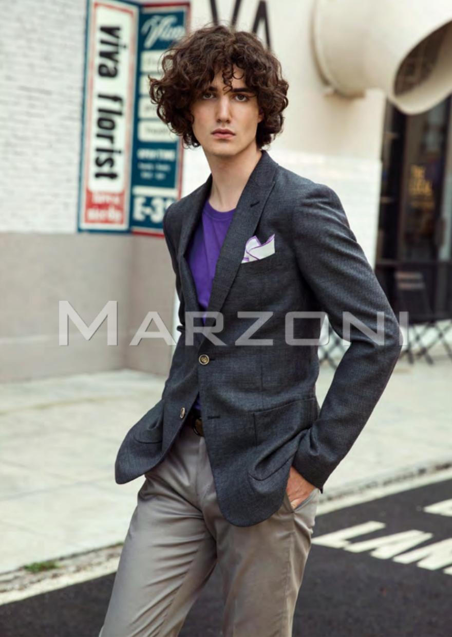 Marzoni Charcoal Wool Sportcoat