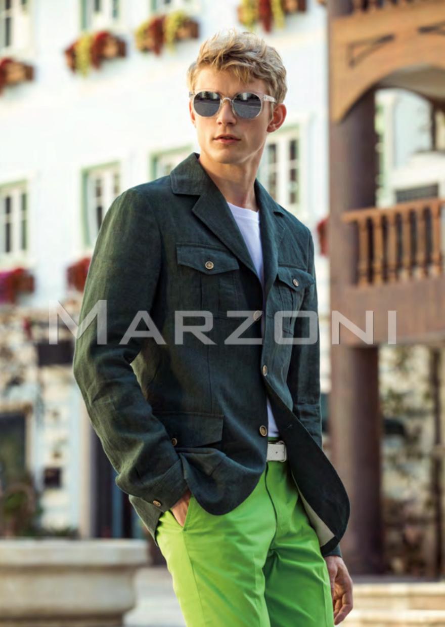 Marzoni Green Linen Sportcoat